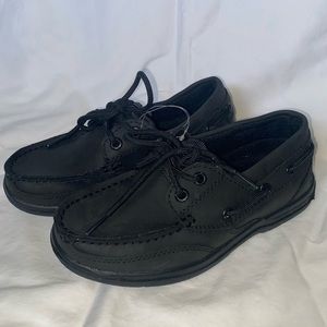 BLACK TODDLER LOAFERS